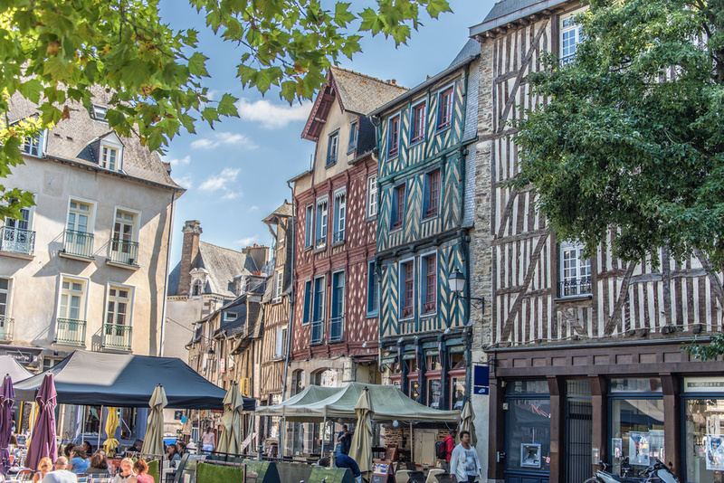 Rennes ville médiévale en Bretagne